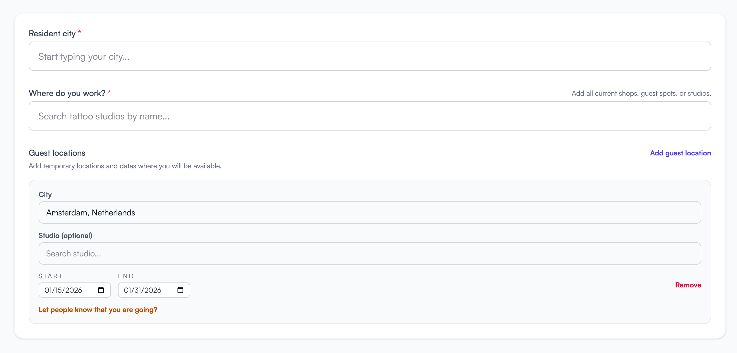 Guest Spots, Zero Friction