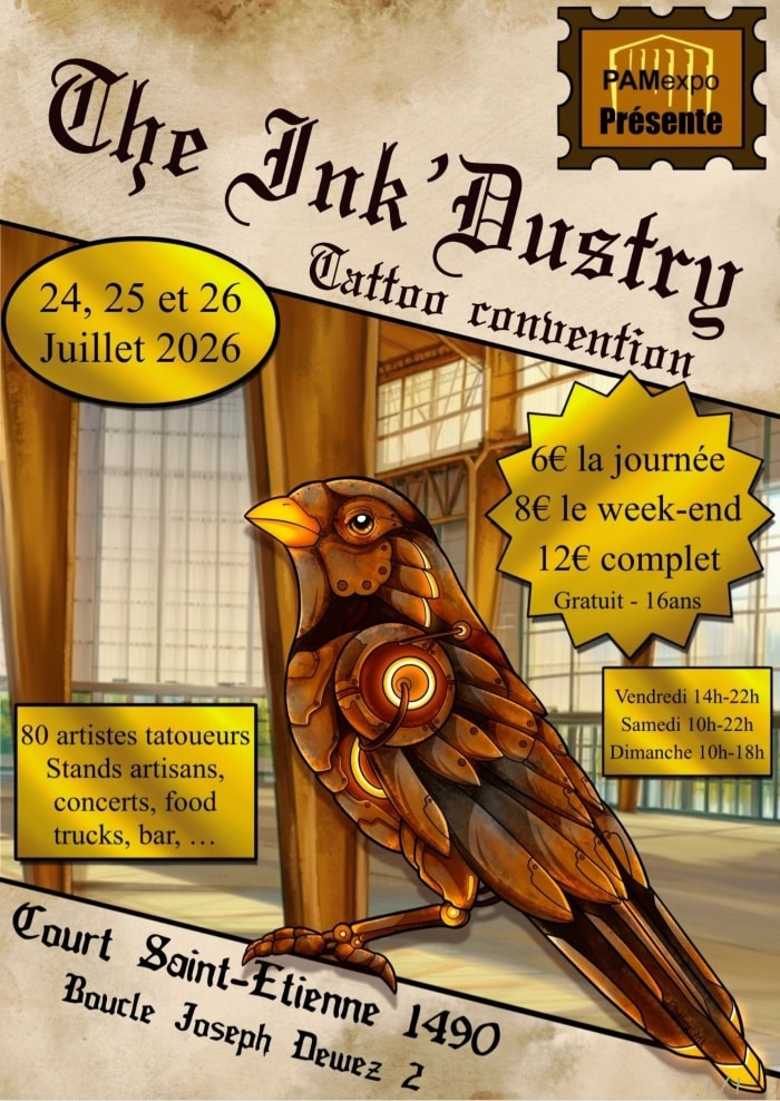 The Ink’Dustry Tattoo Convention Court-Saint-Etienne