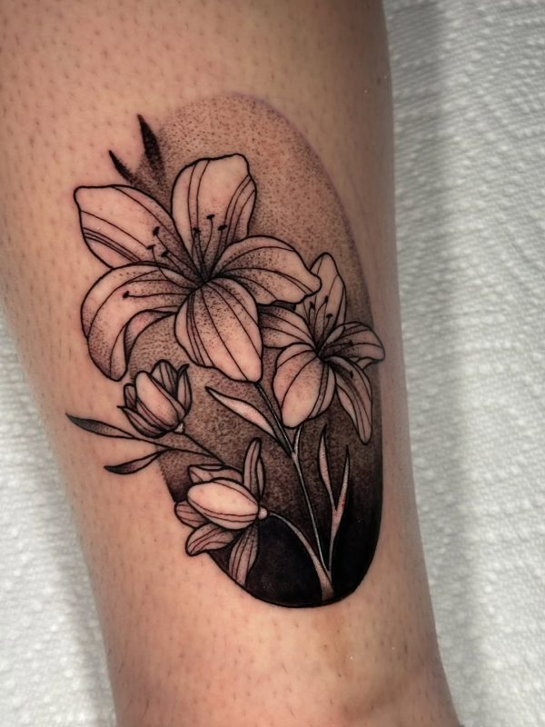 Dotwork Floral