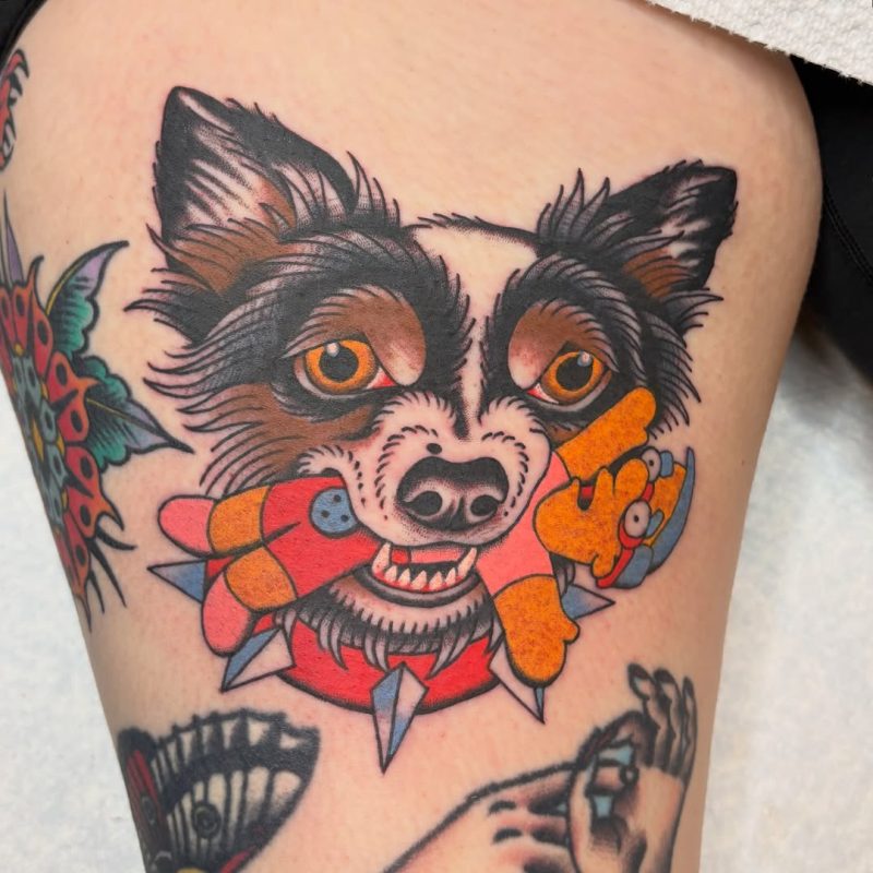 Dog with Toy
