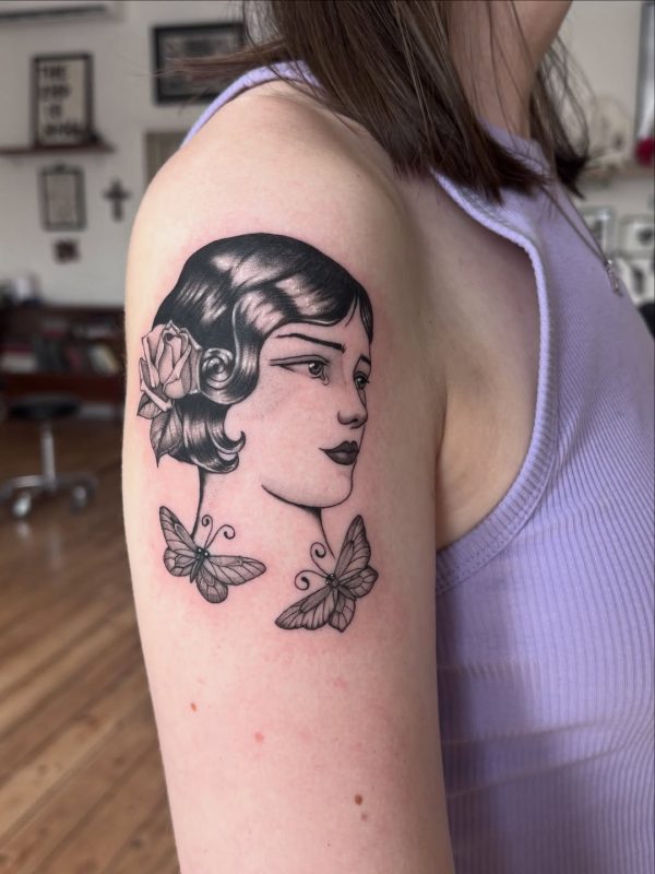 Vintage Woman Portrait