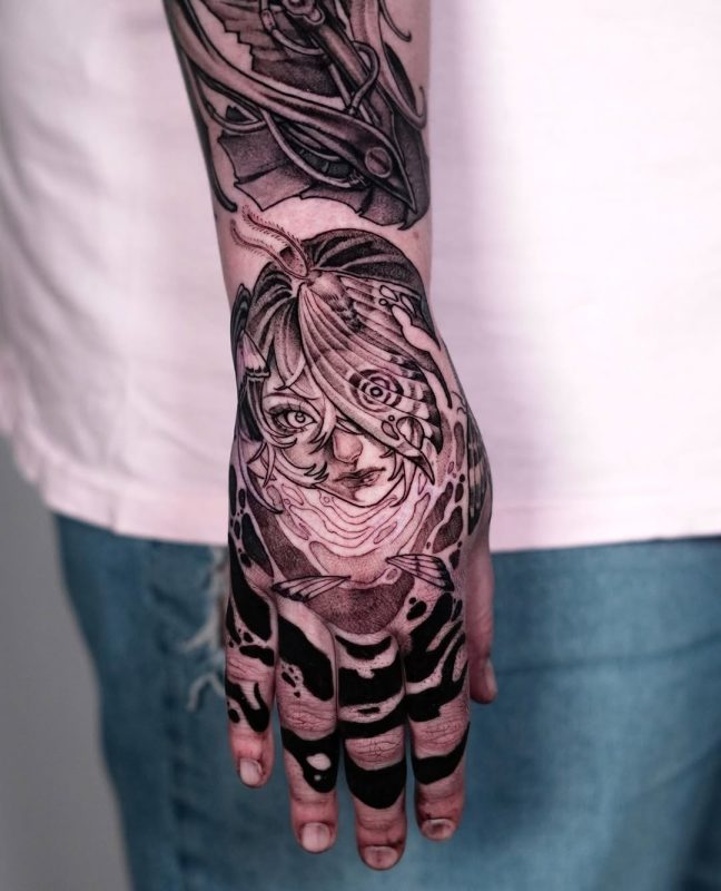 Anime Hand Portrait