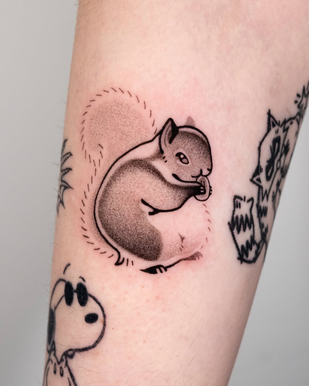 Dotwork Squirrel