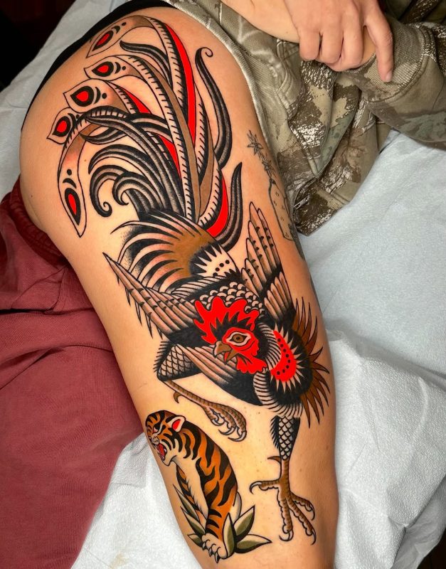 Rooster and Tiger