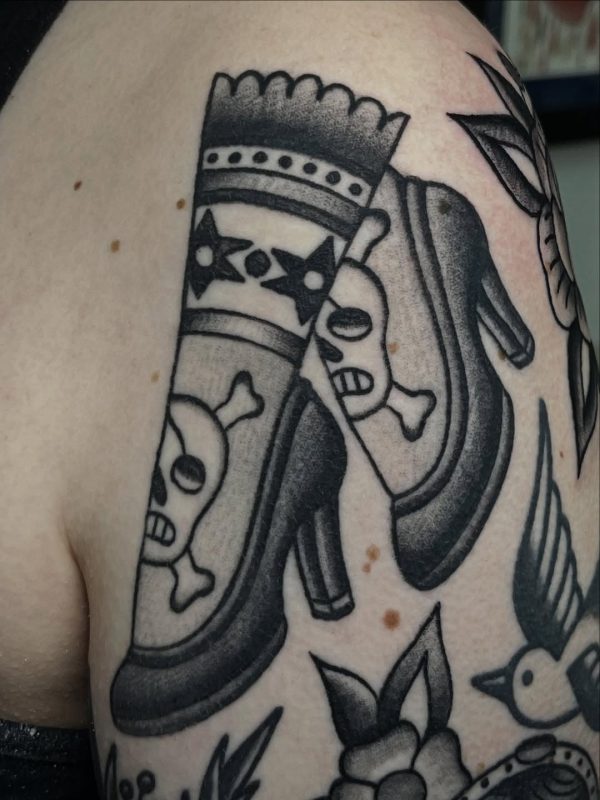Skull Boot