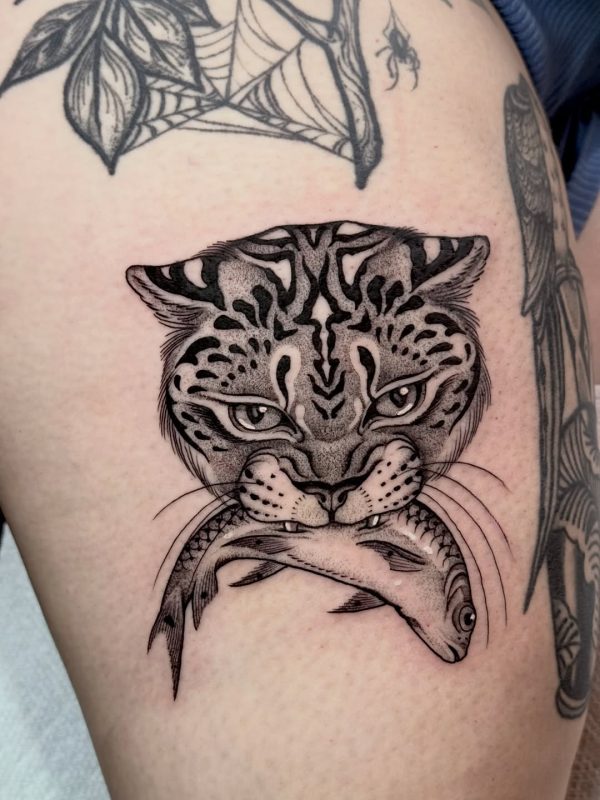 Tiger with Fish