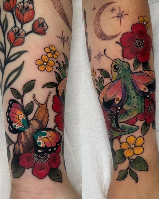 Frog and Butterfly