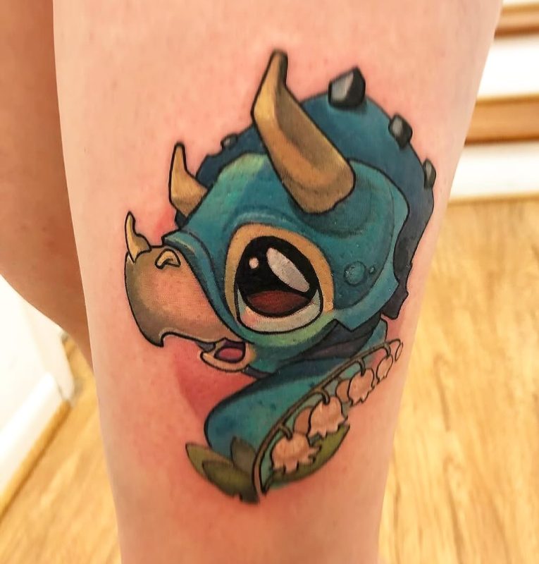 Cute Dino Head