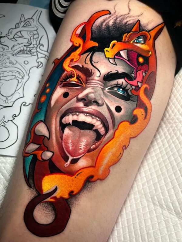 Fiery Face Fusion