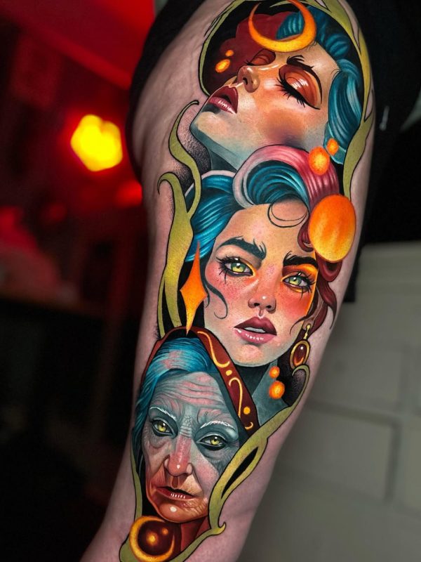 Colorful Faces