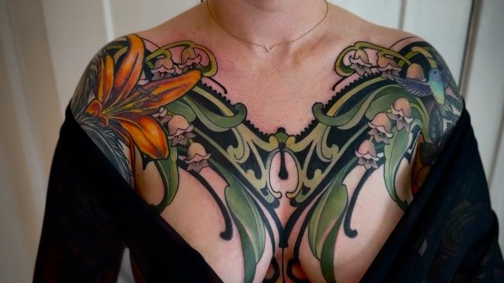 Floral Chest Piece