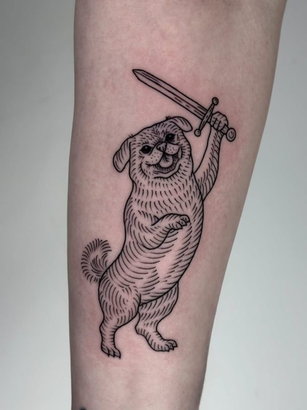 Sword-Wielding Dog