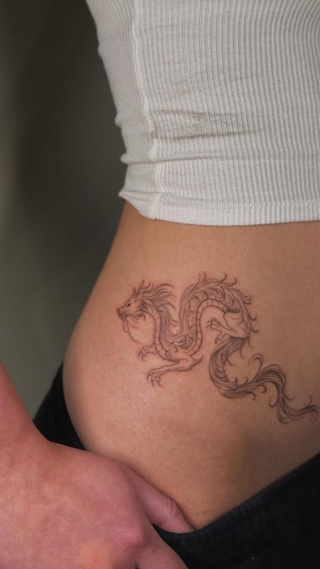 Fine Line Dragon