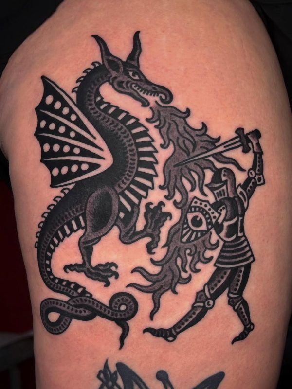 Knight vs Dragon