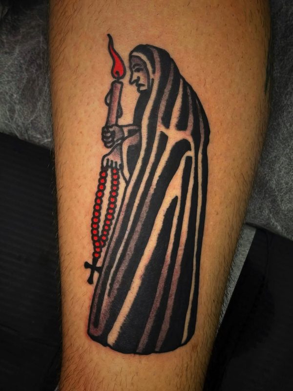 Candle Rosary Figure