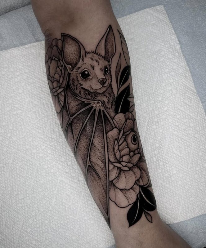 Dotwork Bat
