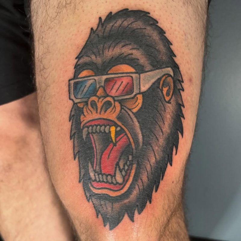 3D Gorilla Head