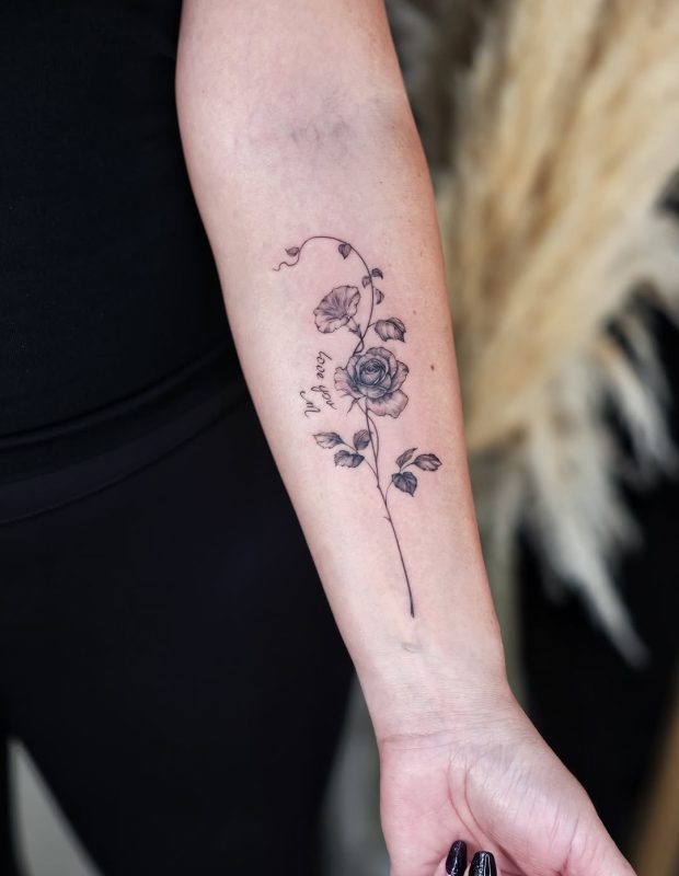 Delicate Rose Vine