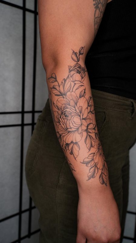 Floral fine line