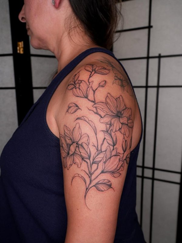 Floral Fine Line