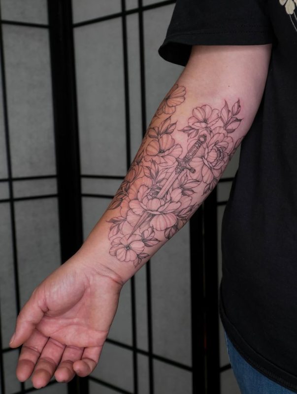 Sword and Flowers