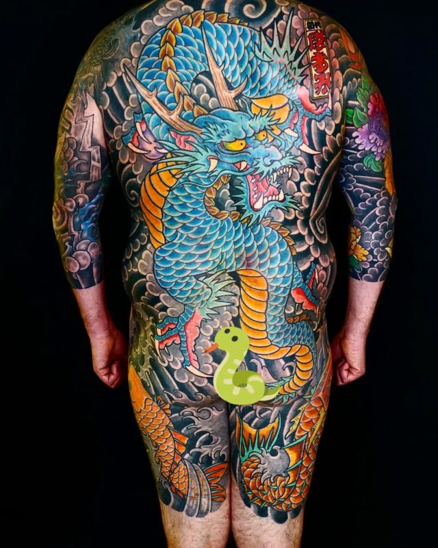 Blue Dragon Back