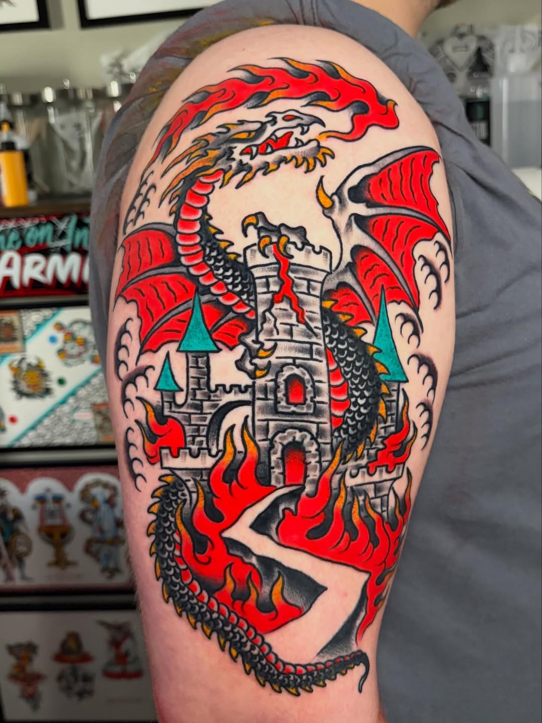 Flaming Dragon Castle