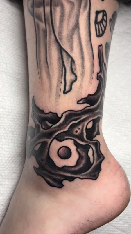 Abstract Black Gray