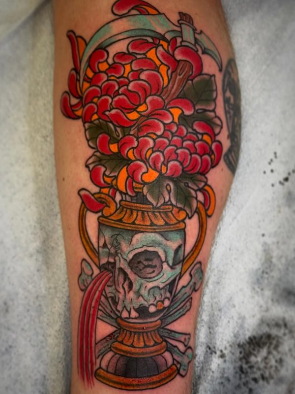 Skull Vase