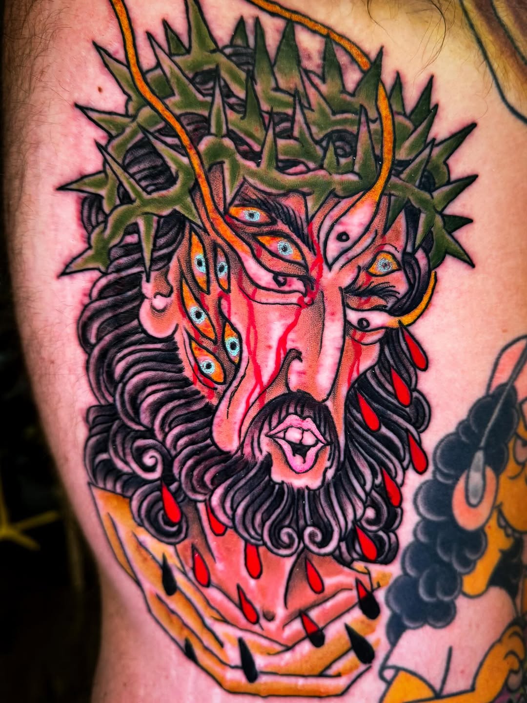 Bleeding Crowned Face