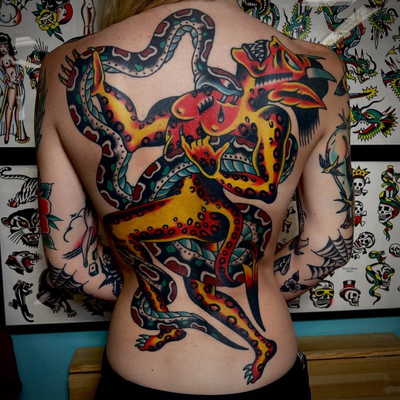 Demon and Snake
