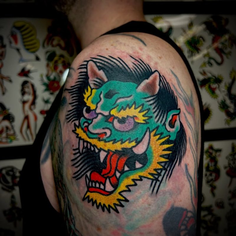 Fierce Tiger Head