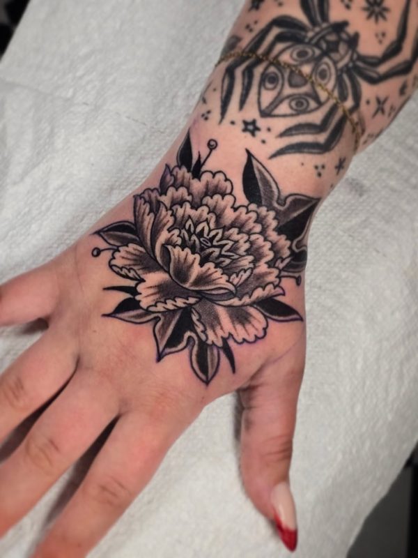 Black Gray Flower