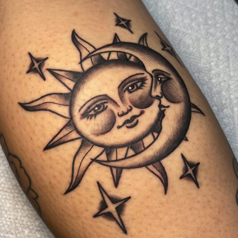 Sun Moon Faces