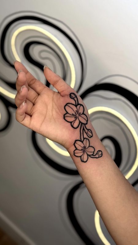 Blackwork Flowers