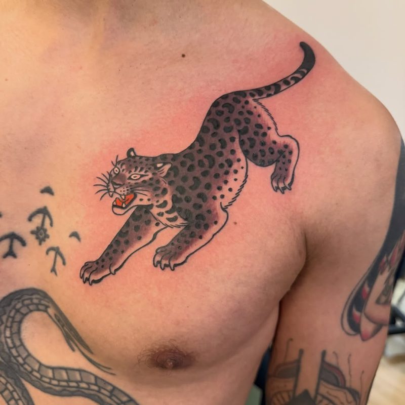 Leaping Panther