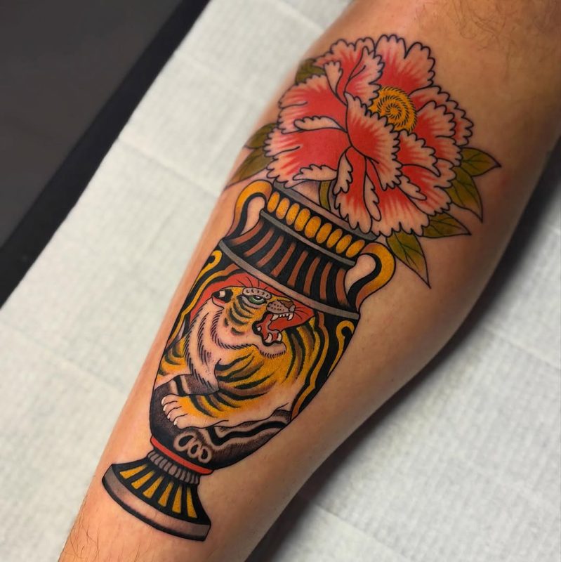 Tiger Vase