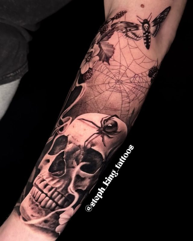 Skull Spider Web