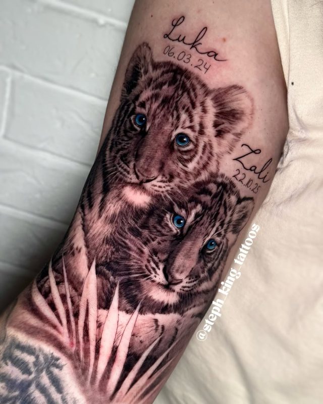 Tiger Cubs Portrait