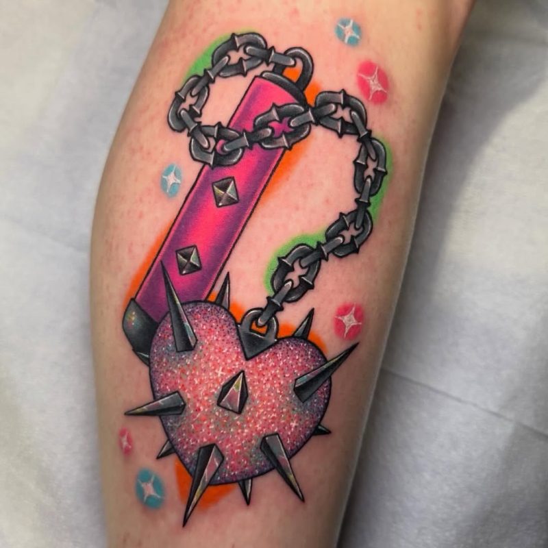 Spiked Heart Lock