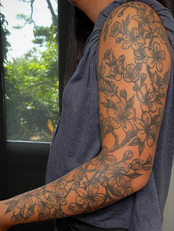 Floral Branch Sleeve