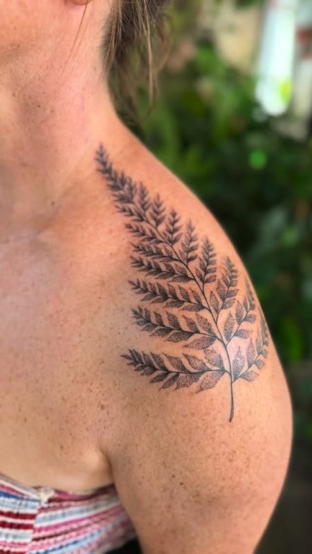 Dotwork Fern