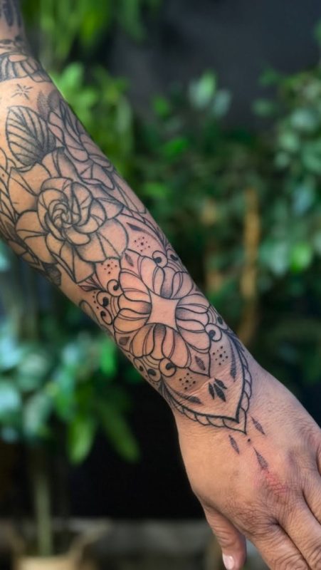 Floral ornamental
