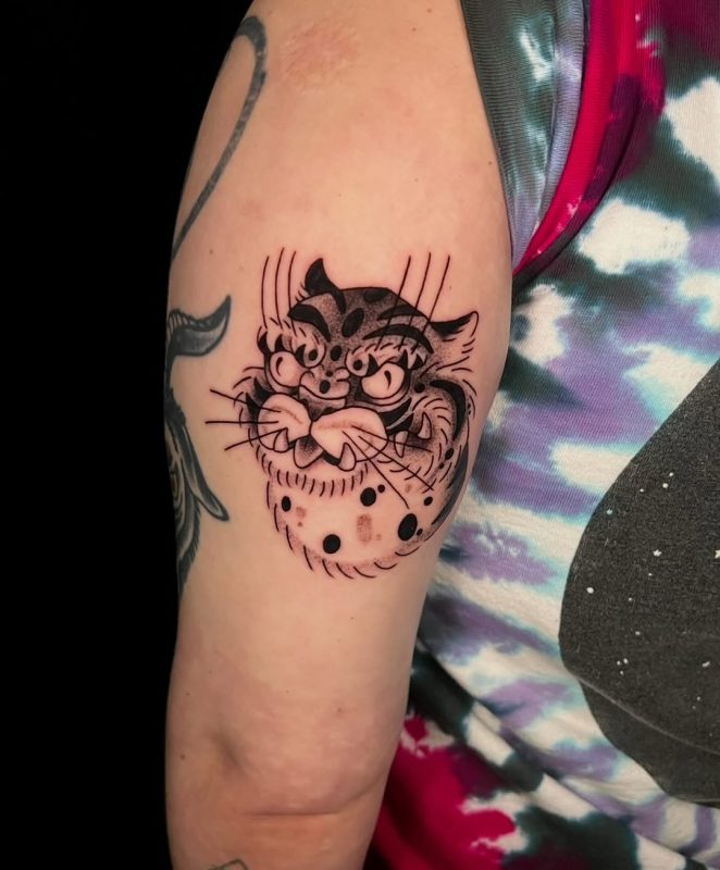 Cartoon Tiger Head