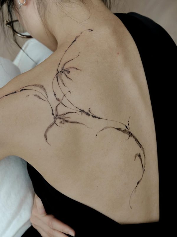 Delicate Abstract Vine