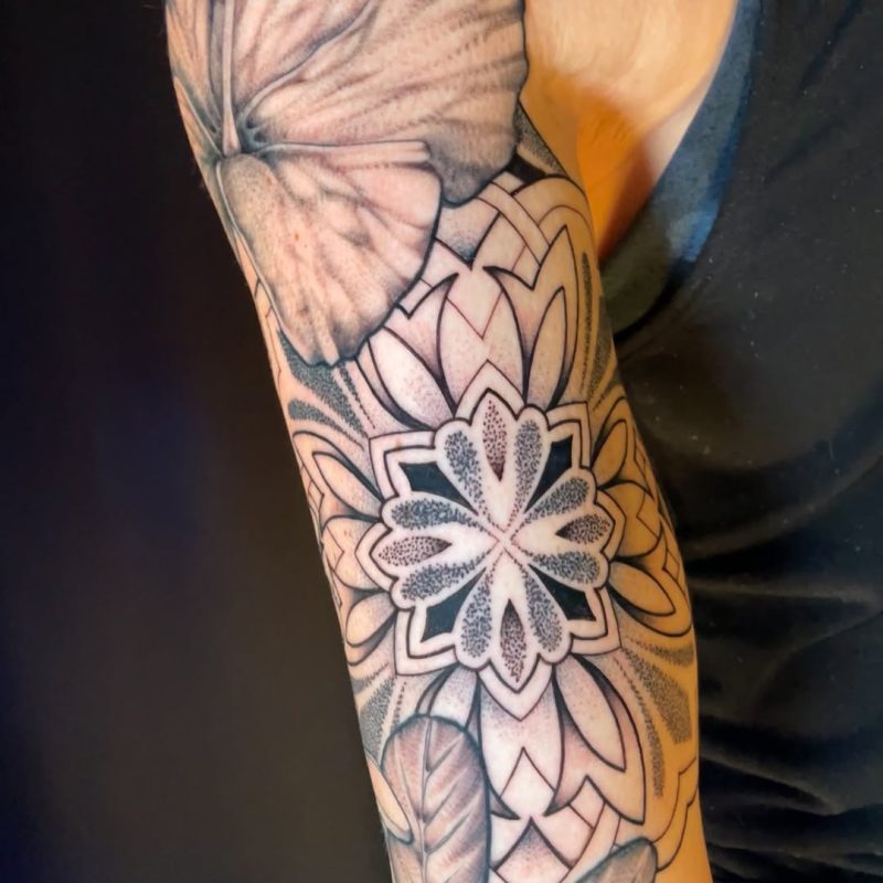 Dotwork Floral