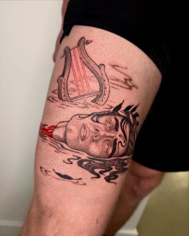 Classical Head Lyre