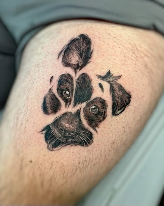 Paw Print Dog