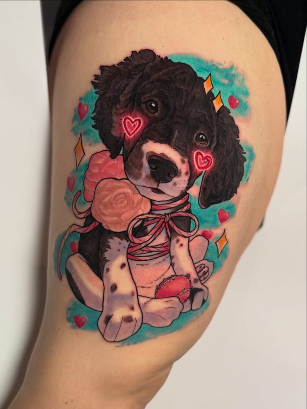 Cute Puppy Portrait
