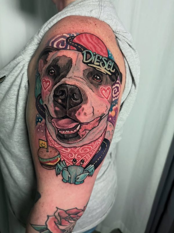Playful Dog Portrait